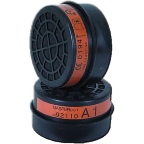 PERSONNA FILTRO MASCARILLA 92110=A1=9200=14387 GAS/VAPOR  PAK 2U (1/2)