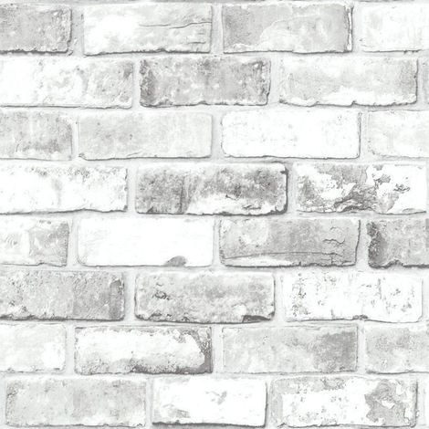 Brick Effect Wallpaper Slate 3D Weathered Stone Realistic Paste The Paper Debona (1/5)