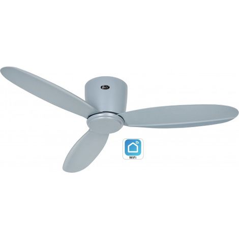 Ventilateur de plafond CasaFan 311285W ECO PLANO II 112cm Gris Wi-Fi