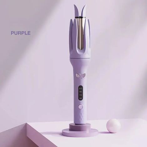 Automatischer Lockenstab, 28 Millimeter, vier Temperaturstufen und Timer für perfekte und sichere Locken. - Crezuo (1/4)