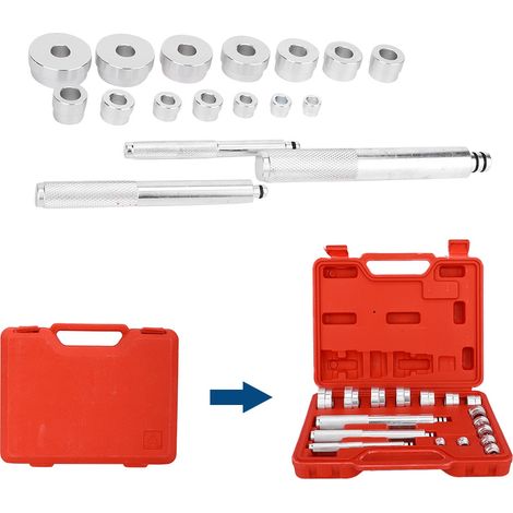 Kit 17 pièces extracteur roulement et joint en aluminium pour moyeu de roue (1/5)