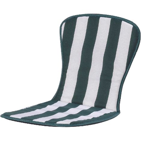 CUSCINO ACTION A RIGHE BIANCO/VERDE MONOBASSO
