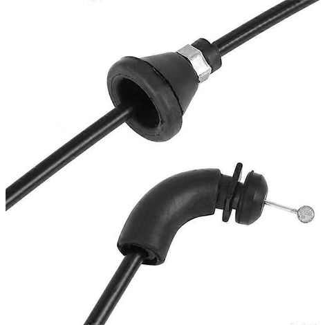 Capot de déverrouillage pour Mondeo, câble d'ouverture de capot avant, pièce de rechange compatible, mécanisme de sécurité robuste, acier inoxydable, finition noire, longueur standard, installation fa (1/5)