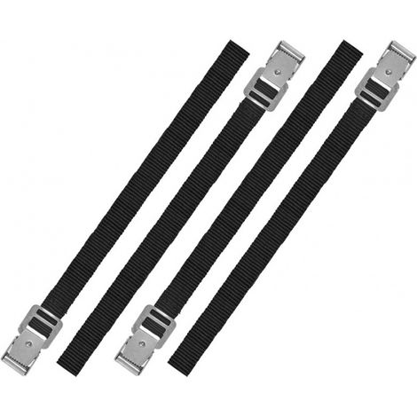 Spanngurte mit metallschnalle 18 mm 40 cm - set mit 4 stuck