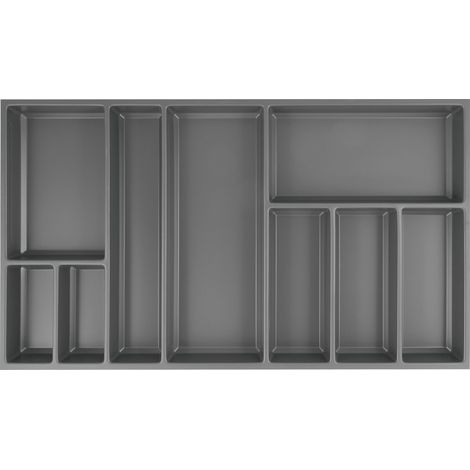 Agoform Besteck Organizer Sky Besteckeinsatz 820x53x473 Kunststoff schiefergrau
