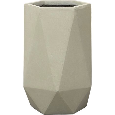 Copri vaso preforato PRISMA 32x44cm beige