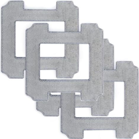 Set mit 4 waschbaren Ersatzpads für Staubsauger, Ersatzteile für Wischmoppköpfe (1/4)