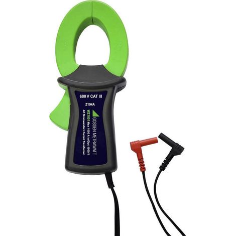 Gossen Metrawatt WZ1001 Adaptador Pinza Amperimétrica Negro