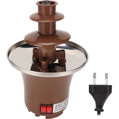 Mini-Schokoladenbrunnen, tragbar, 45 W, schnelles Aufheizen auf 45 °C, ideales Geschenk für Zuhause, 220-V-EU-Stecker (1/5)