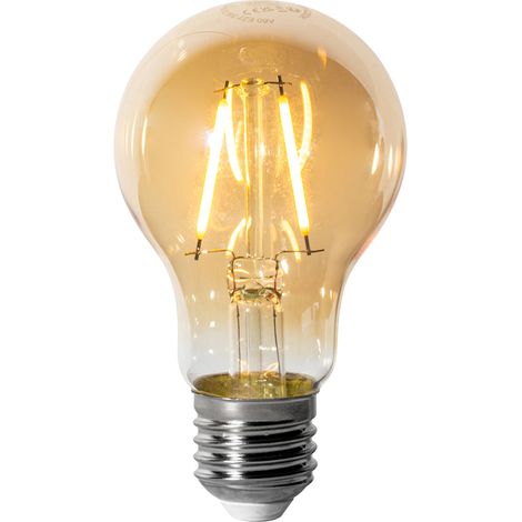 E27 Dimmbare LED-Glühbirne A60 Gold 3W 310 lm 2200K (1/5)