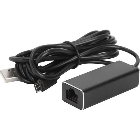 Adaptateur Ethernet USB vers RJ45 10/100 Mbps pour TV Stick et Box Internet (1/5)