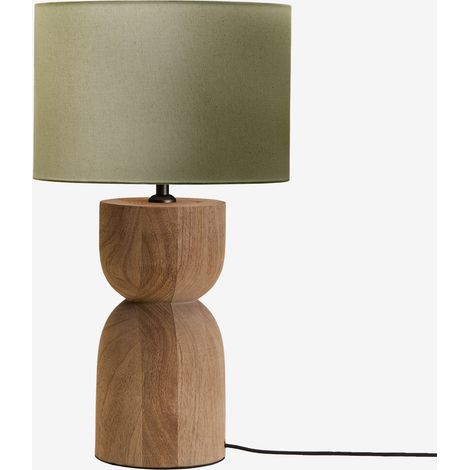 Lámpara de mesa en madera de mango Diniz SKLUM       