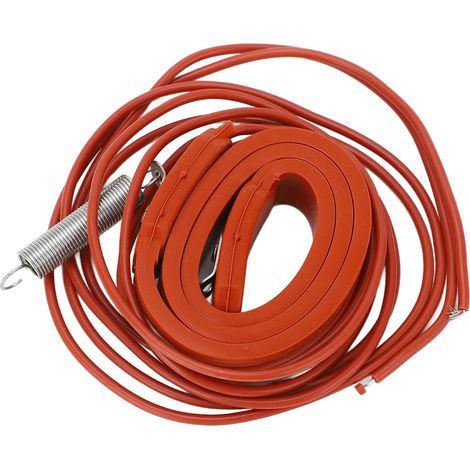 Câble chauffant tubulaire, ruban chauffant de 15 mm de largeur et 450 mm de longueur, 28 W, autorégulé, 220 V CA, idéal pour l'hiver (1/5)