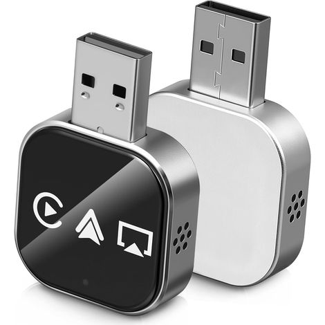 in One Wireless Car Adapter with Metal and Glass Design Plug (1/5)