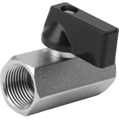 Robinet à bille pour gaz avec noyau en cuivre, interrupteur à gaz naturel renforcé pour chauffe-eau domestique, conduite de robinet 3/8 pouce (1/5)