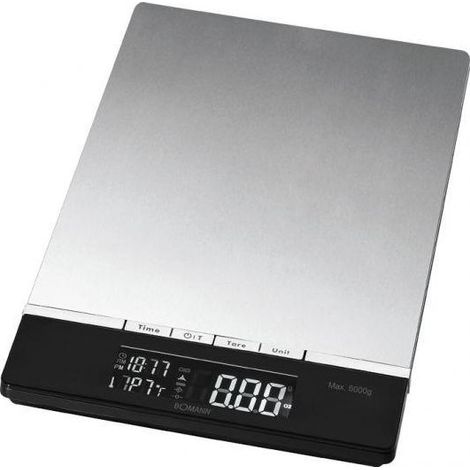 Bomann KW 1421 CB Bilancia da Cucina Elettronica Grigio