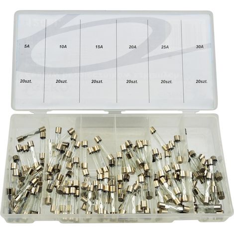 Juego de fusibles de vidrio de 120 piezas G02816 (1/3)