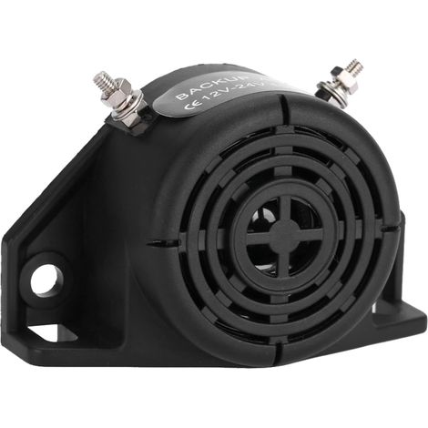 Klaxon D'alarme De Recul, Alarme étanche 12 V-24 V ABS Avertisseur Sonore De Recul 102 DB Haut-parleur De Mégaphone De Secours électrique Super Fort Pour Camion De Véhicule De Voiture (1/5)