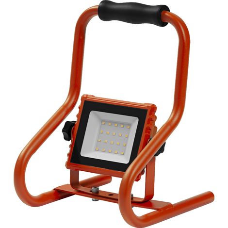 LEDVANCE Worklight LED rechargeable - 110° Projecteur de chantier LED 10W, 800 Lumens, 4000 K blanc froid, IP 44, tête de lampe pivotante, lampe pour l'extérieur et l'intérieur (1/3)