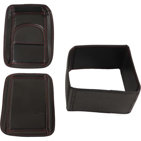 Kit de top case + doublure de valises latérales en alliage d'aluminium avec silentblocs d'amortisseurs pour BMW R1200GS R1250GS Rouge (1/5)