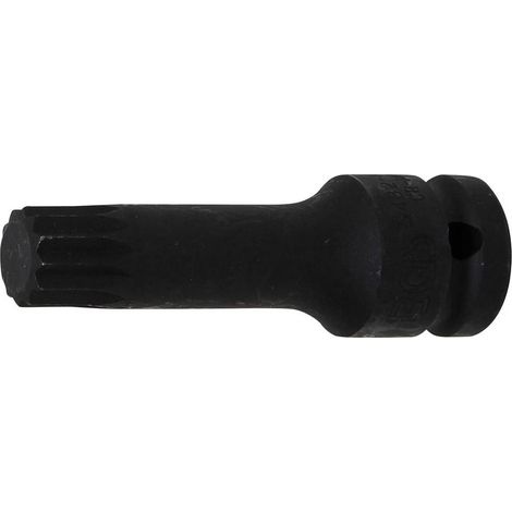 Douille à Embouts à Choc 78 mm - 12,5 mm (1/2), Denture Multiple Intérieure XZN - Précision et Robustesse - D-Work (1/5)
