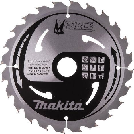 Makita M-FORCE Hoja de sierra 210x30x24Z - B-32057