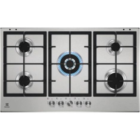 Electrolux KGS9536SX Inox Intégré 90 cm Gaz 5 Brûleurs