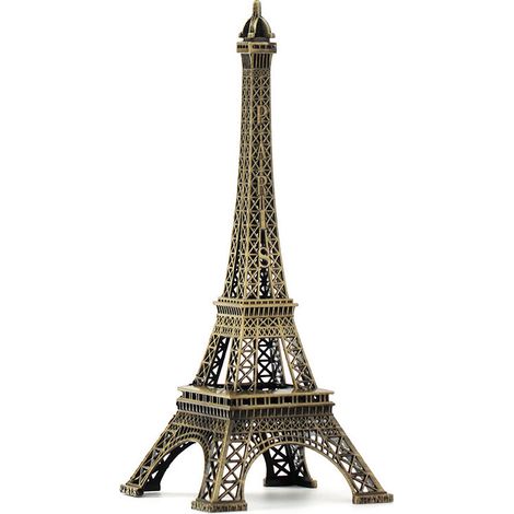 Tour Eiffel rétro européenne de Paris en métal en fer forgé modèle ornements de bureau