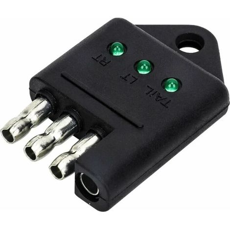 Testeur de ligne de connecteur de testeur de remorque à 4 broches (1/4)