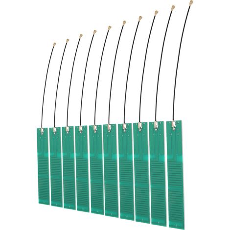 Lot de 10 antennes internes PCB NZ-433-PCB-004 433MHz haut gain 6DBI IPEX pour drone alarme sécurité domotique télémétrie (1/5)