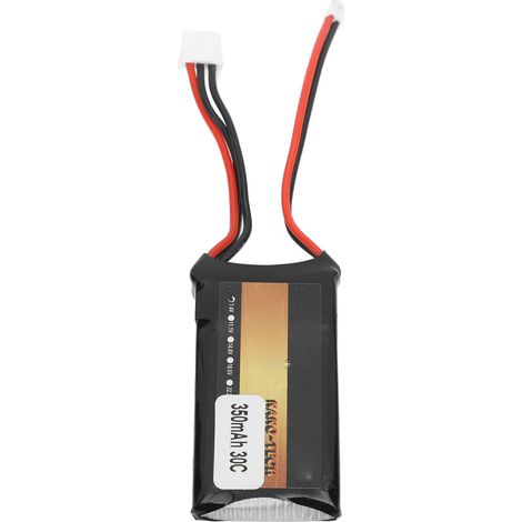 Batterie LiPo 7.4V 350mAh 2S pour Voiture RC 1/24 AXIAL SCX24, C10, Pièces Détachées (1/5)