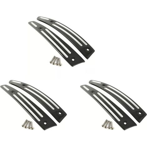 Kit di 6 profili laterali neri per parabrezza per Road Glide FLTR Touring 2015-2020 (1/3)
