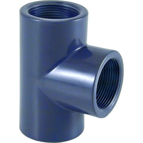 Raccord PVC, Té PVC 1 pouce, Plomberie PVC Pression (1/4)