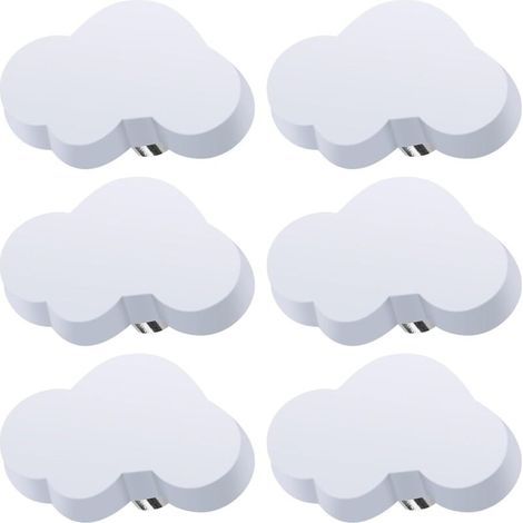 Set mit 6 wolkenförmigen Schubladengriffen (1/4)
