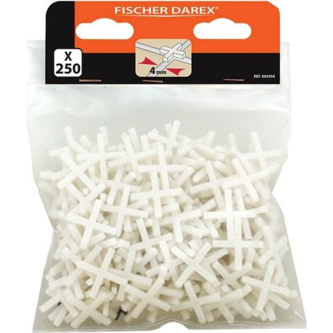 Croci di plastica da 4 mm, confezione da 250 - Fischer Darex