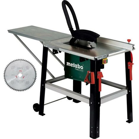 Kit scie circulaire sur table Metabo TKHS 315 C - 2,0 WNB avec 1x lame de scie en métal dur (24 dents) et 1x lame de scie en métal dur (48 dents 15°) Carton (1/2)