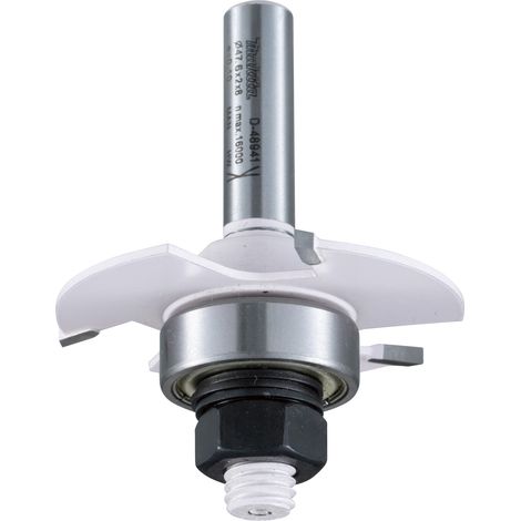 Makita Nutenfräser 5,5 mm Ø 8 mm Schaft Ø 47,6 mm Fräser 5,5 mm Schnittstärke 12,7 mm Schnitttiefe 59 mm Gesamtlänge D-48991 (1/4)