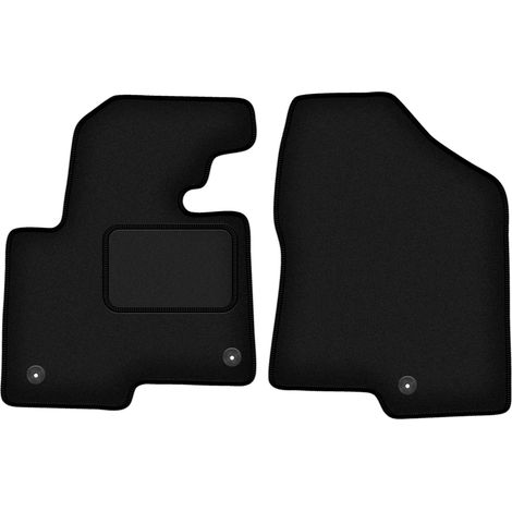 Alfombrillas delanteras negras para: Hyundai SantaFe III 7 plazas (2012-) (1/5)