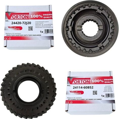 Kit de réparation de boîte manuelle 5e vitesse pignon + baladeur synchroniseur SUZUKI Swift III IV V Baleno 24420-72J20 24114-60B52