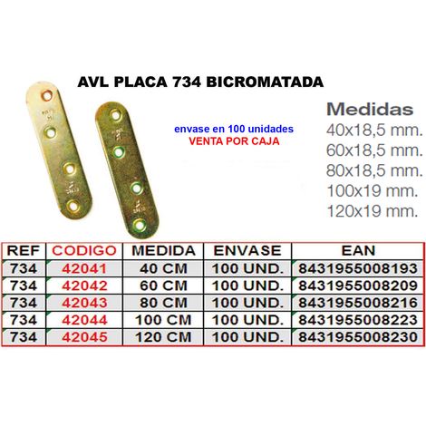 Lastra bicromata Wolfpack 120x20 mm.