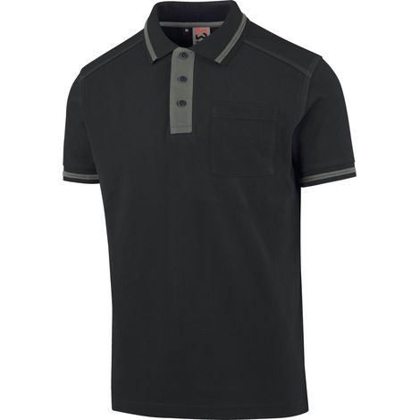 Polo de travail Classic Würth MODYF Noir Gris L (1/5)