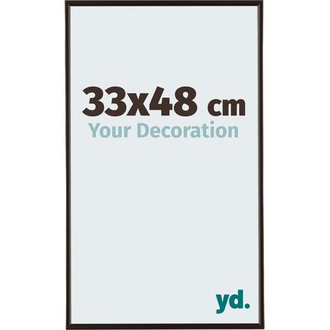 yd. - Cadre photo 33x48 - Anthracite - Plastique - Evry