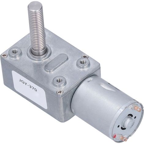 Schneckengetriebe, langsam drehzahlverstellbarer CW/CCW-Schneckenmotor, hohe Wärmeleitfähigkeit, M8-Welle 8 x 33 mm, Motoren für Modellfahrzeuge