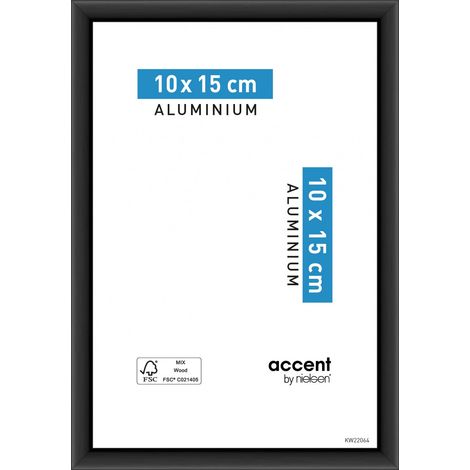 NIELSEN Cadre Accent, 10 x 15 cm, noir