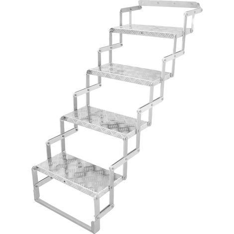 Échelle pliante, légère, usage polyvalent, 4 étapes (1/2)