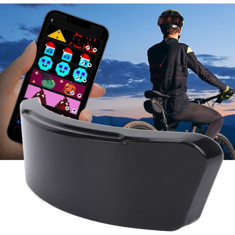 Die hintergrundbeleuchteten LED-Helmvisiere sind individuell anpassbar und können über eine Bluetooth-App gesteuert werden. Das farbige LED-Visier eignet sich für Motorrad-, Fahrrad-, Ski- und Nachtar (1/5)