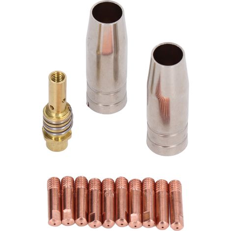 Embout de buse de pistolet de soudage, tige de connexion de rechange 15AK, consommables pour torche de soudage MIG/MAG