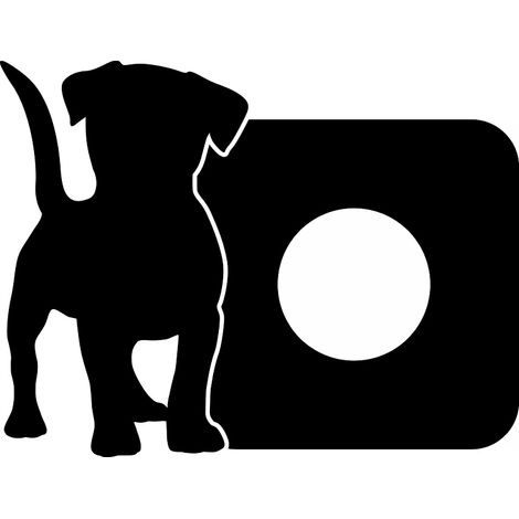 Adesivo protettivo per interruttore - Cane singolo (1/3)