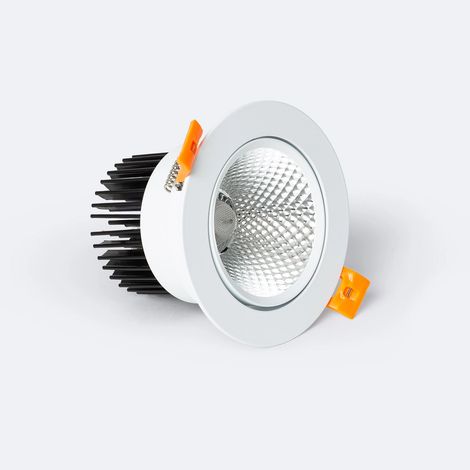 Downlight LED 12W Circolare COB CRI90 Foro Ø 90mm No Flicker 5000K Bianco Freddo (1/4)