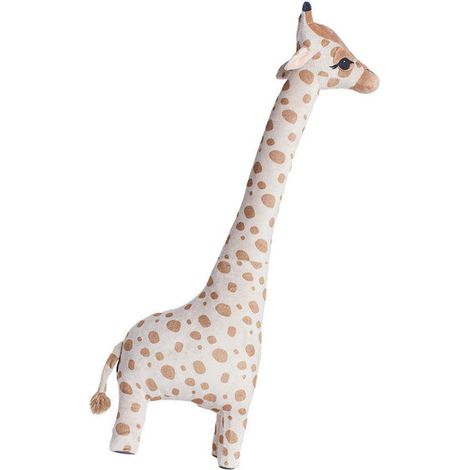Peluche girafe, mignonne et douce, rembourrage généreux, haute élasticité, hypoallergénique, cadeau idéal pour enfants et adultes, 100 cm (1/5)